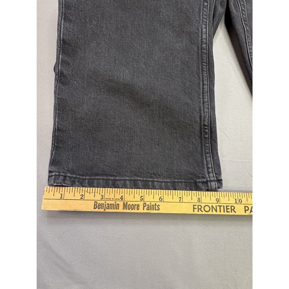 NWT ASOS DESIGN High-Waisted Jeans Washed Black Charcoal Gray Size 28x34 Tall - Picture 7 of 9